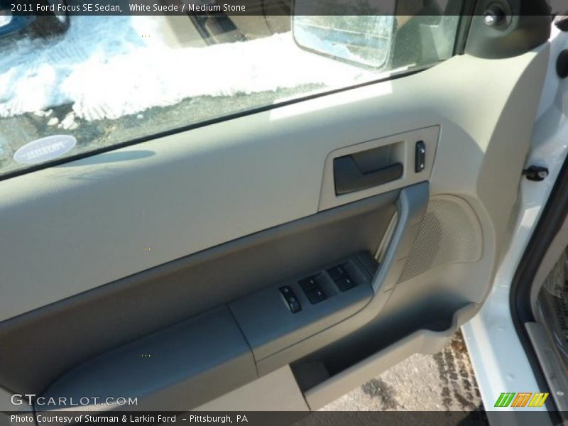 White Suede / Medium Stone 2011 Ford Focus SE Sedan