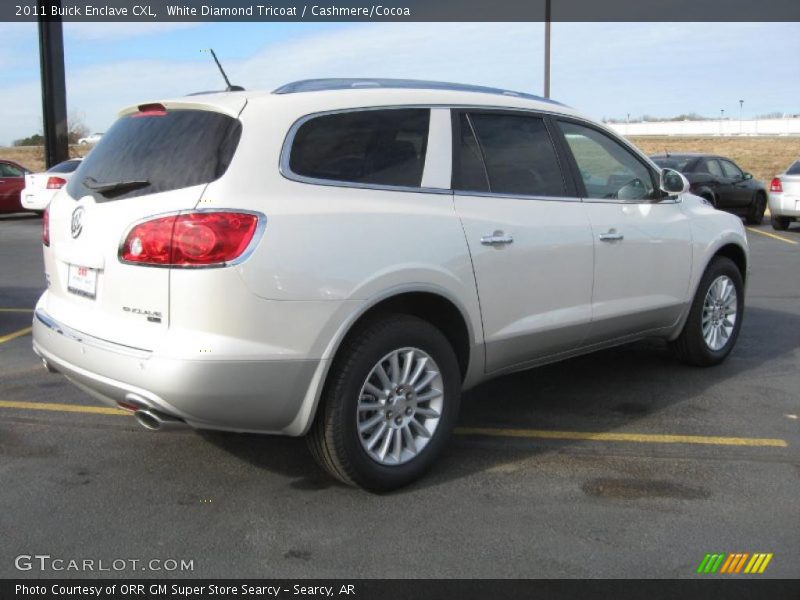 White Diamond Tricoat / Cashmere/Cocoa 2011 Buick Enclave CXL