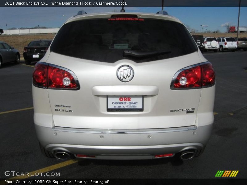 White Diamond Tricoat / Cashmere/Cocoa 2011 Buick Enclave CXL