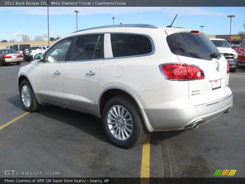 White Diamond Tricoat / Cashmere/Cocoa 2011 Buick Enclave CXL