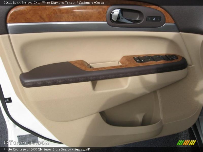 White Diamond Tricoat / Cashmere/Cocoa 2011 Buick Enclave CXL