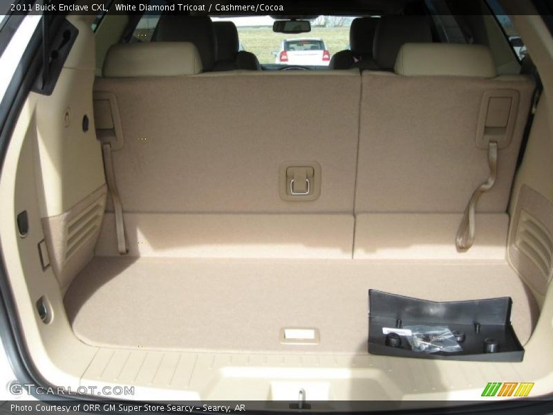 White Diamond Tricoat / Cashmere/Cocoa 2011 Buick Enclave CXL