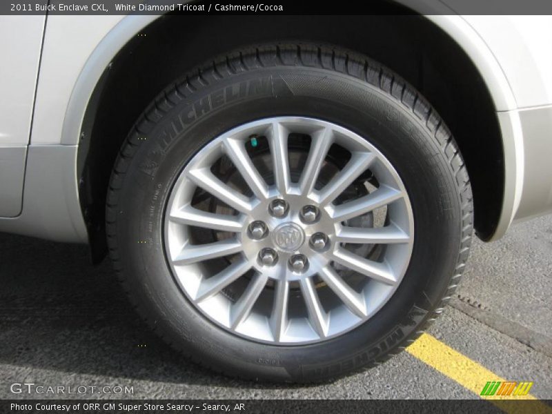 White Diamond Tricoat / Cashmere/Cocoa 2011 Buick Enclave CXL