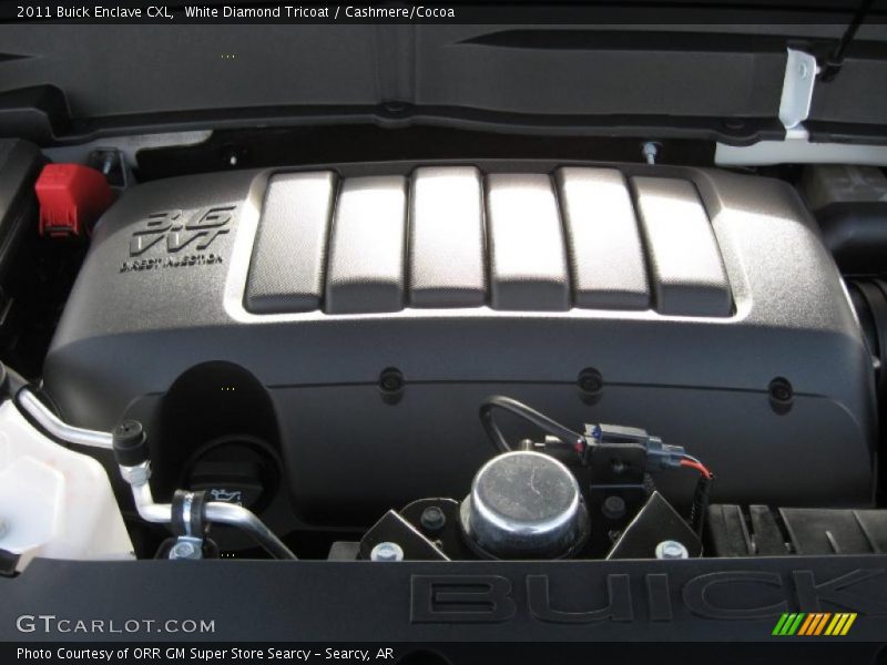 White Diamond Tricoat / Cashmere/Cocoa 2011 Buick Enclave CXL