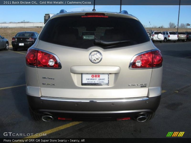 Gold Mist Metallic / Cashmere/Cocoa 2011 Buick Enclave CXL