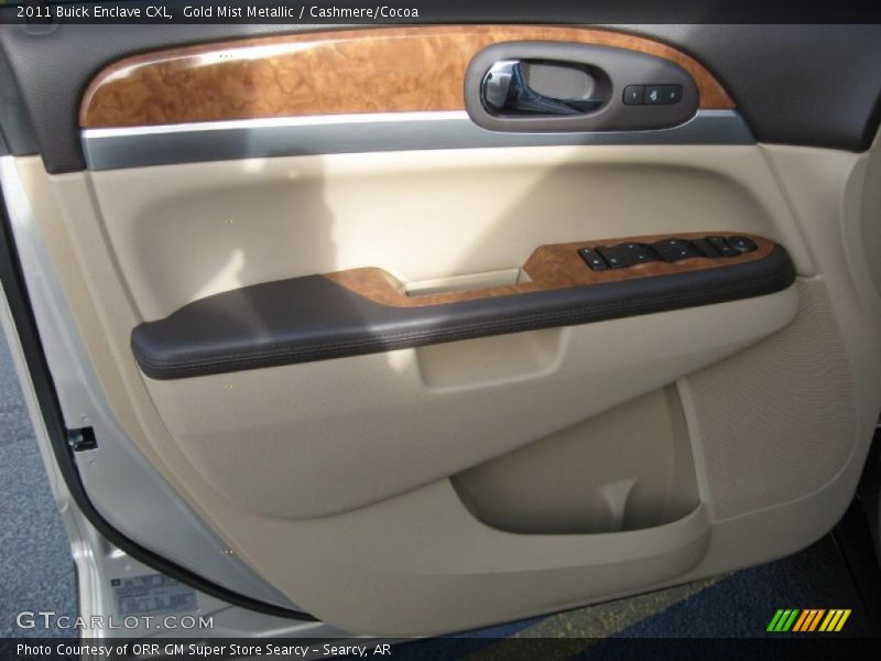 Gold Mist Metallic / Cashmere/Cocoa 2011 Buick Enclave CXL