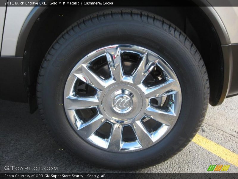 Gold Mist Metallic / Cashmere/Cocoa 2011 Buick Enclave CXL