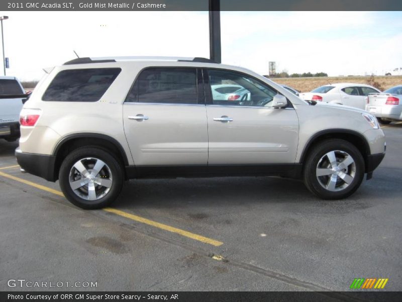 Gold Mist Metallic / Cashmere 2011 GMC Acadia SLT