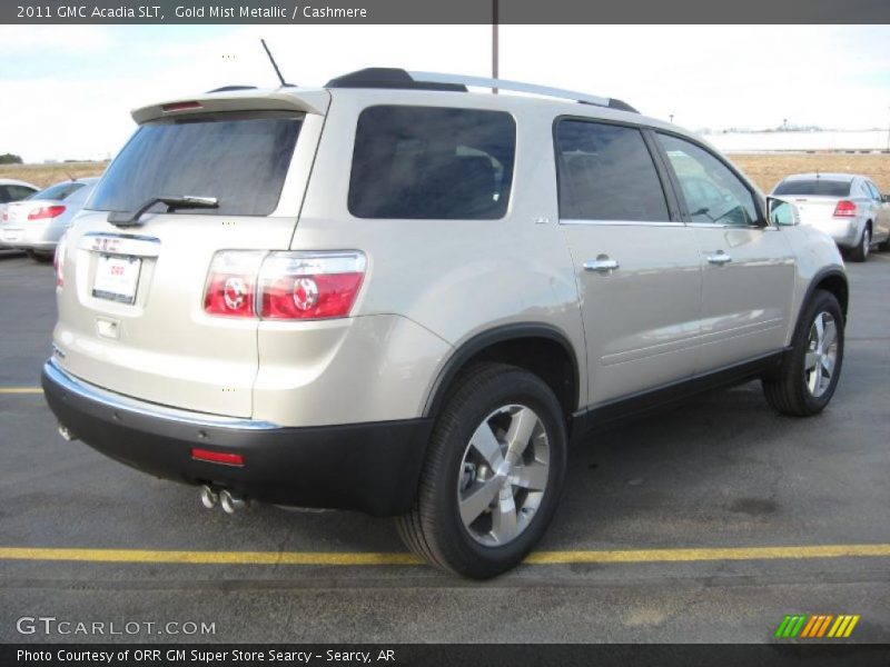 Gold Mist Metallic / Cashmere 2011 GMC Acadia SLT