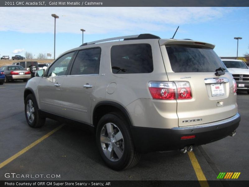 Gold Mist Metallic / Cashmere 2011 GMC Acadia SLT
