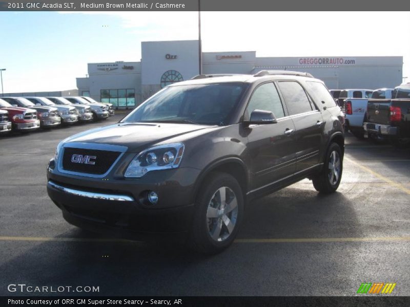 Medium Brown Metallic / Cashmere 2011 GMC Acadia SLT