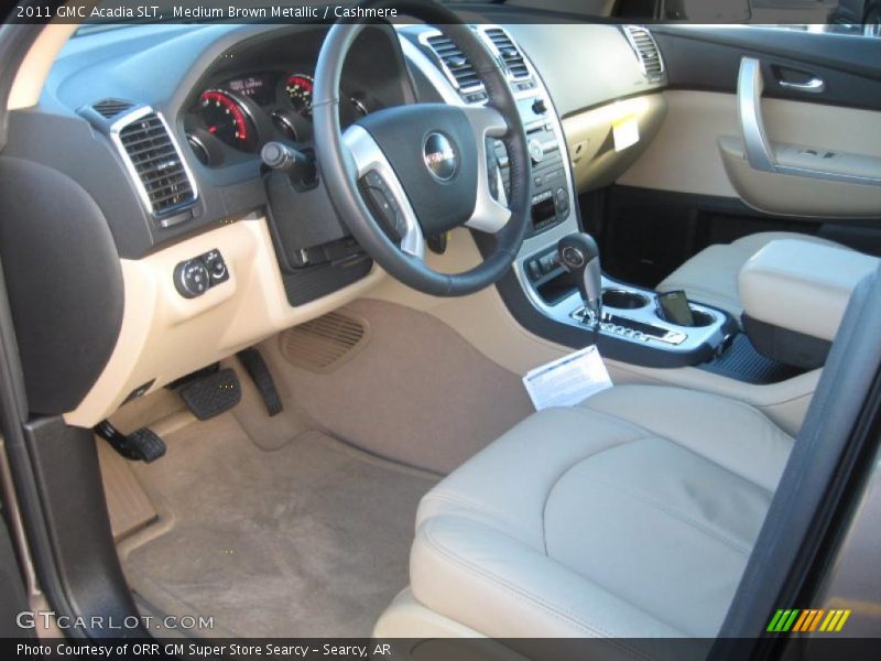 Medium Brown Metallic / Cashmere 2011 GMC Acadia SLT