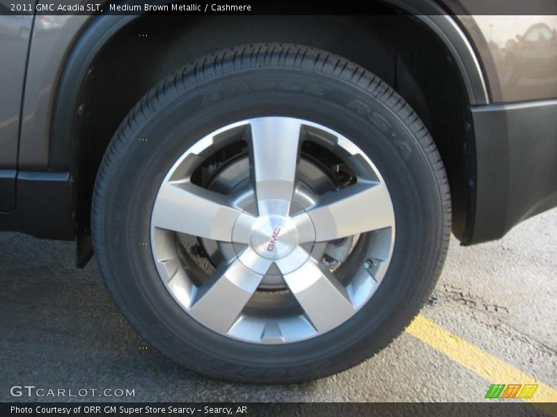 Medium Brown Metallic / Cashmere 2011 GMC Acadia SLT