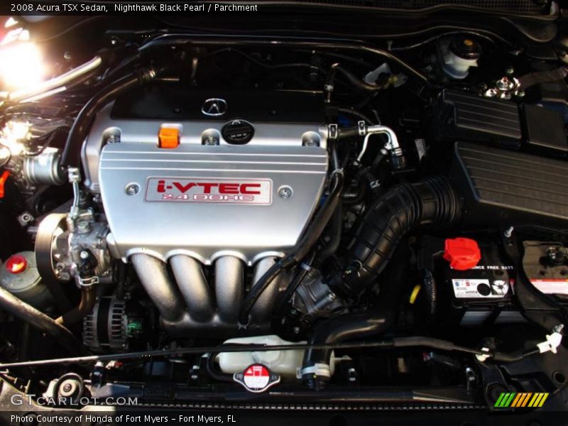 Nighthawk Black Pearl / Parchment 2008 Acura TSX Sedan