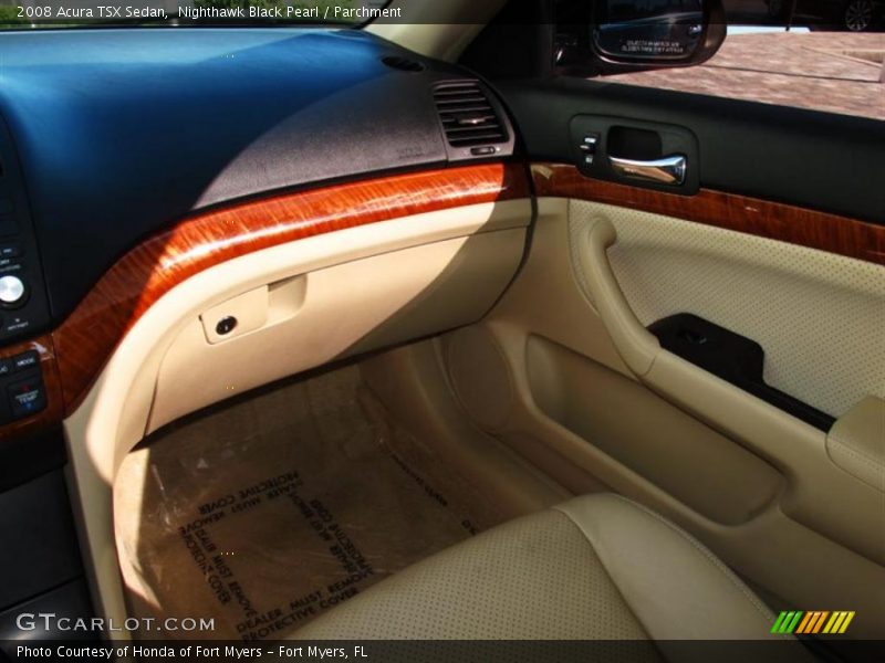 Nighthawk Black Pearl / Parchment 2008 Acura TSX Sedan