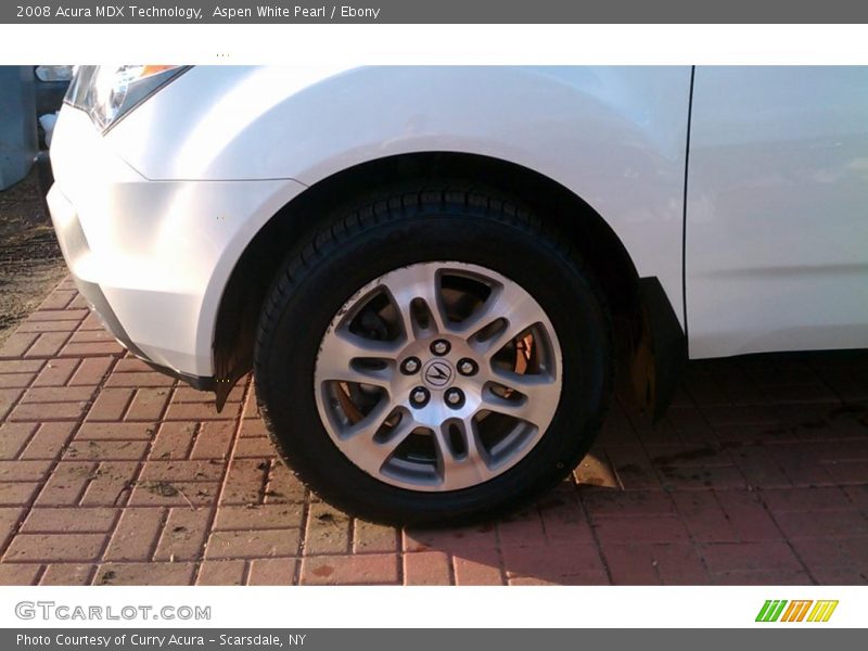 Aspen White Pearl / Ebony 2008 Acura MDX Technology