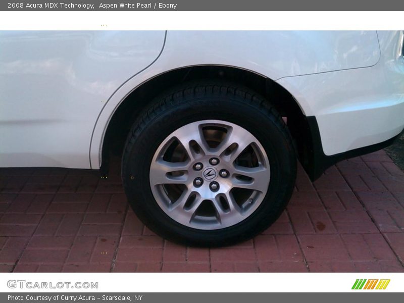 Aspen White Pearl / Ebony 2008 Acura MDX Technology