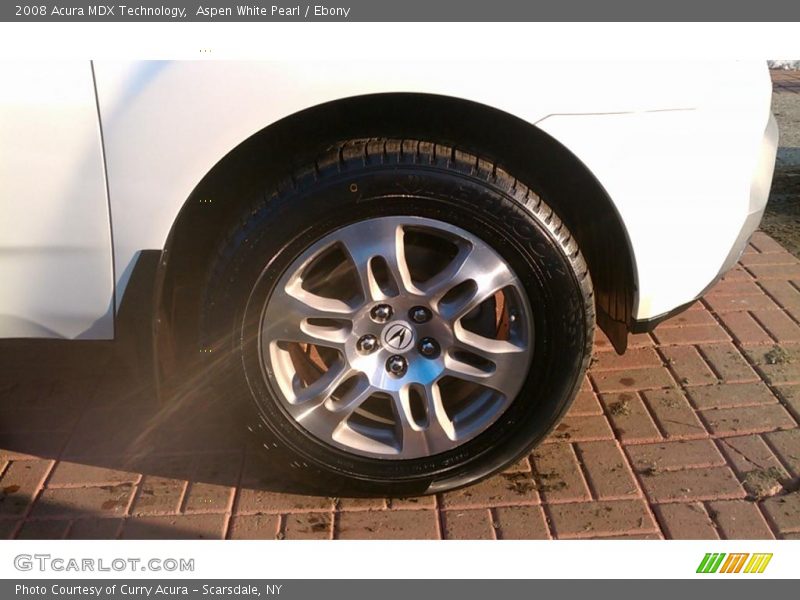 Aspen White Pearl / Ebony 2008 Acura MDX Technology