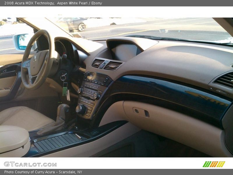 Aspen White Pearl / Ebony 2008 Acura MDX Technology