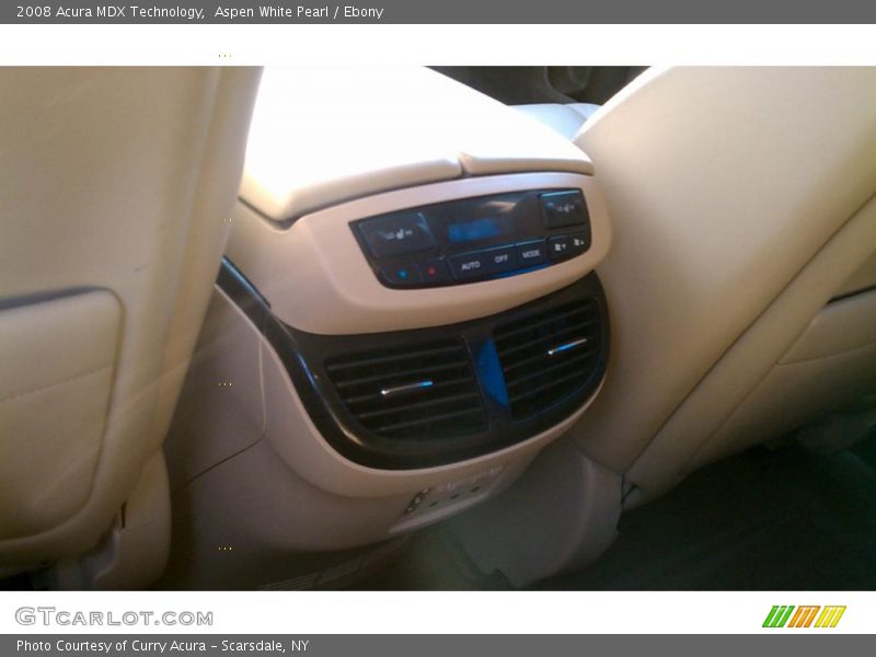 Aspen White Pearl / Ebony 2008 Acura MDX Technology