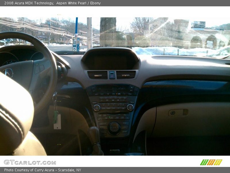 Aspen White Pearl / Ebony 2008 Acura MDX Technology