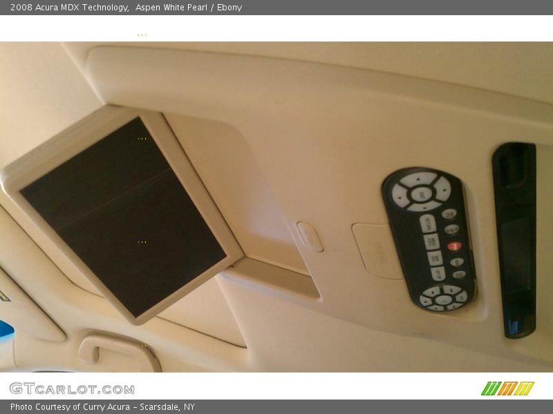 Aspen White Pearl / Ebony 2008 Acura MDX Technology