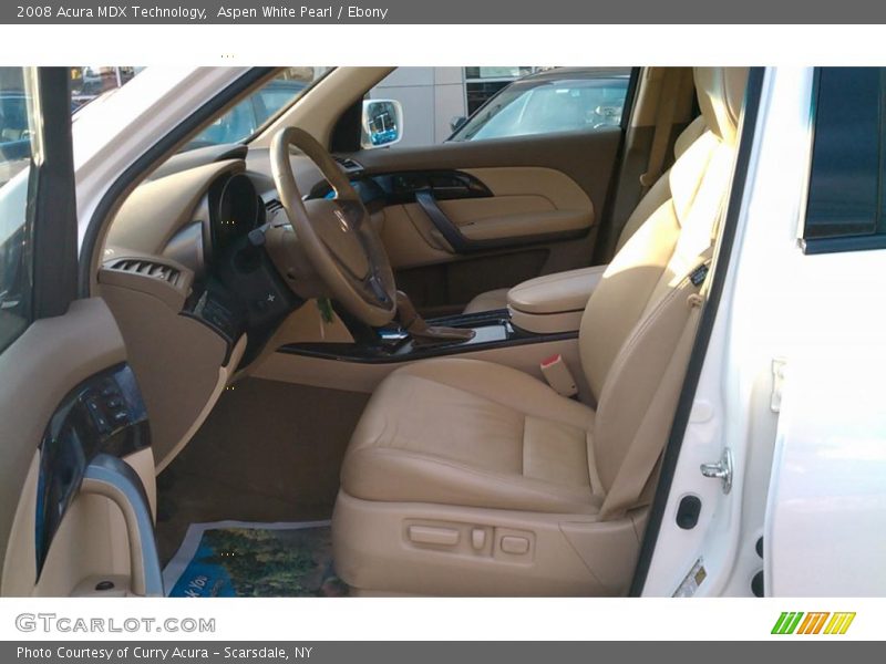 Aspen White Pearl / Ebony 2008 Acura MDX Technology