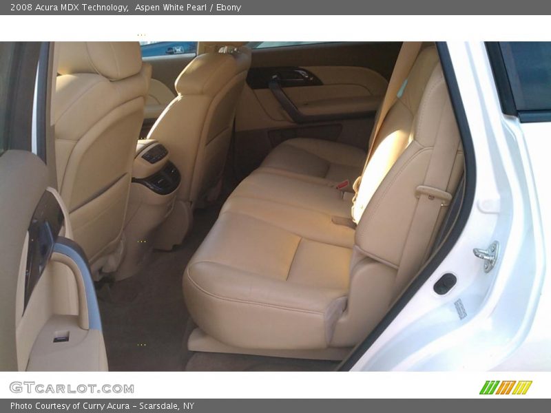 Aspen White Pearl / Ebony 2008 Acura MDX Technology