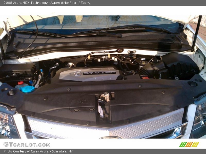 Aspen White Pearl / Ebony 2008 Acura MDX Technology