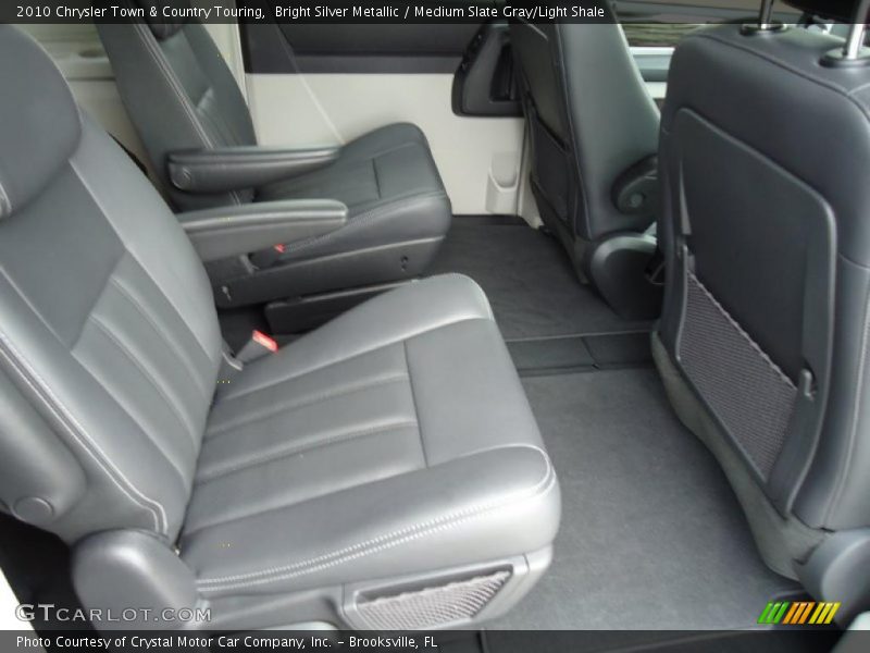 Bright Silver Metallic / Medium Slate Gray/Light Shale 2010 Chrysler Town & Country Touring