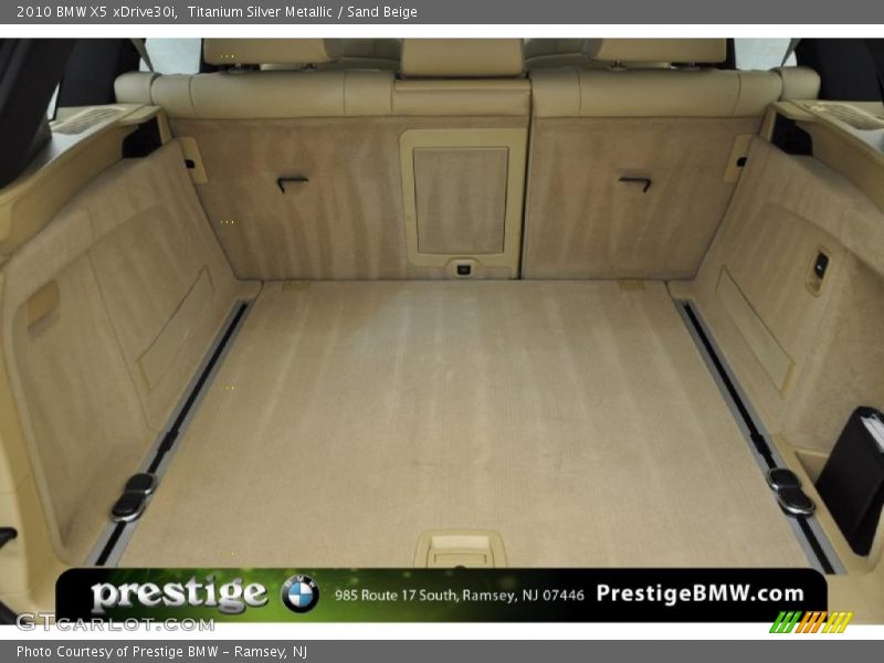 Titanium Silver Metallic / Sand Beige 2010 BMW X5 xDrive30i