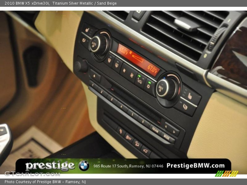 Titanium Silver Metallic / Sand Beige 2010 BMW X5 xDrive30i