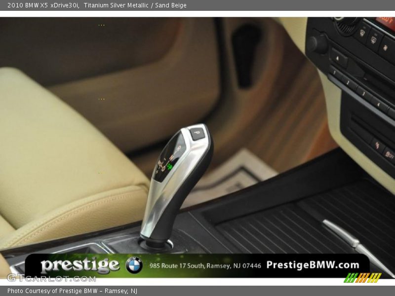 Titanium Silver Metallic / Sand Beige 2010 BMW X5 xDrive30i