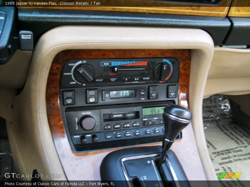 Crimson Metallic / Tan 1988 Jaguar XJ Vanden Plas