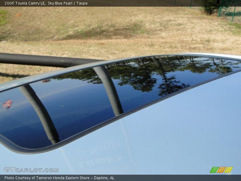 Sky Blue Pearl / Taupe 2006 Toyota Camry LE