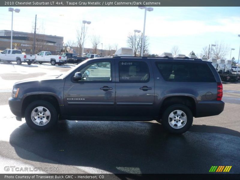 Taupe Gray Metallic / Light Cashmere/Dark Cashmere 2010 Chevrolet Suburban LT 4x4
