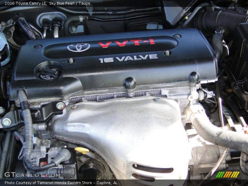 Sky Blue Pearl / Taupe 2006 Toyota Camry LE