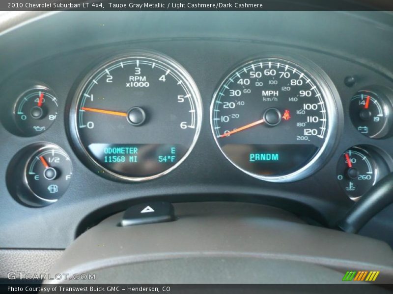 Taupe Gray Metallic / Light Cashmere/Dark Cashmere 2010 Chevrolet Suburban LT 4x4