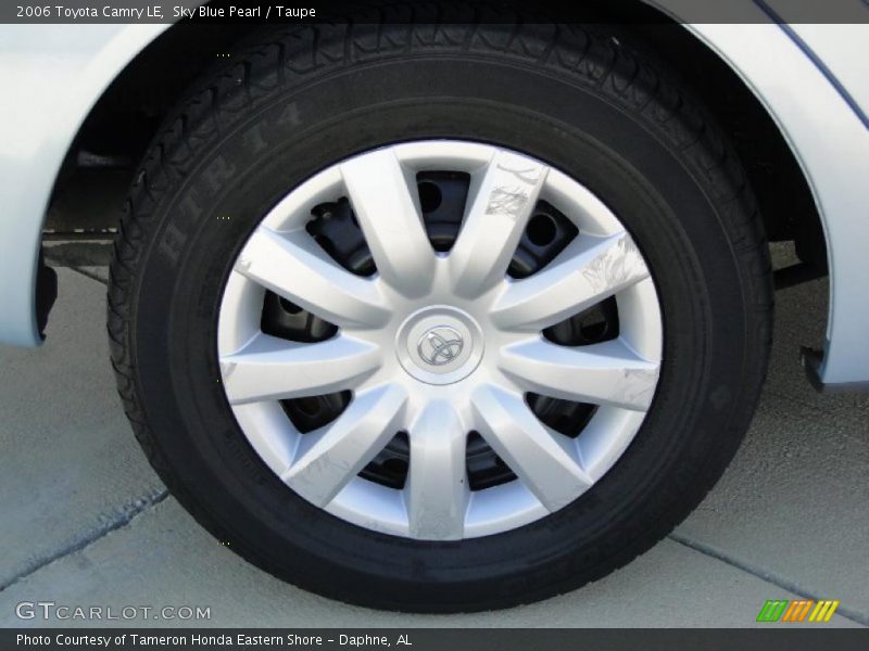 Sky Blue Pearl / Taupe 2006 Toyota Camry LE