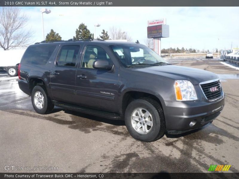 Storm Gray Metallic / Light Tan 2010 GMC Yukon XL SLT 4x4