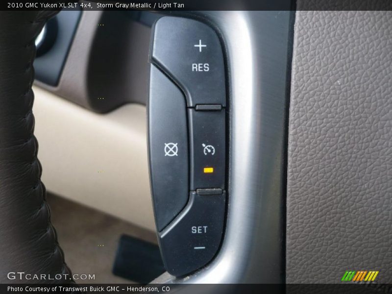 Storm Gray Metallic / Light Tan 2010 GMC Yukon XL SLT 4x4