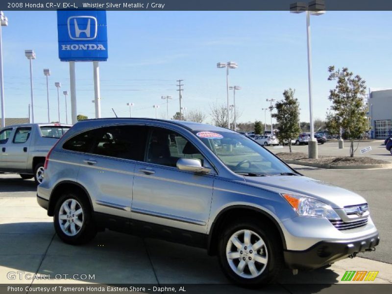 Whistler Silver Metallic / Gray 2008 Honda CR-V EX-L