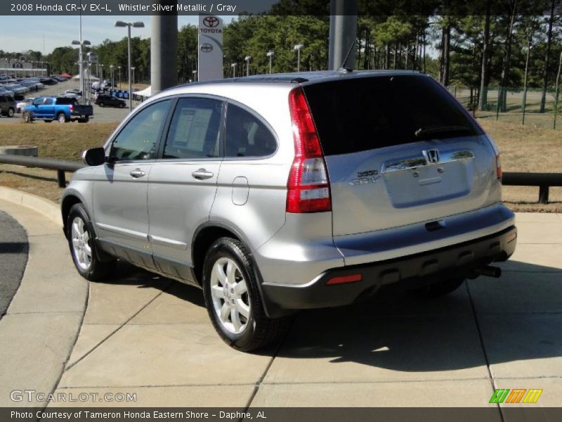 Whistler Silver Metallic / Gray 2008 Honda CR-V EX-L