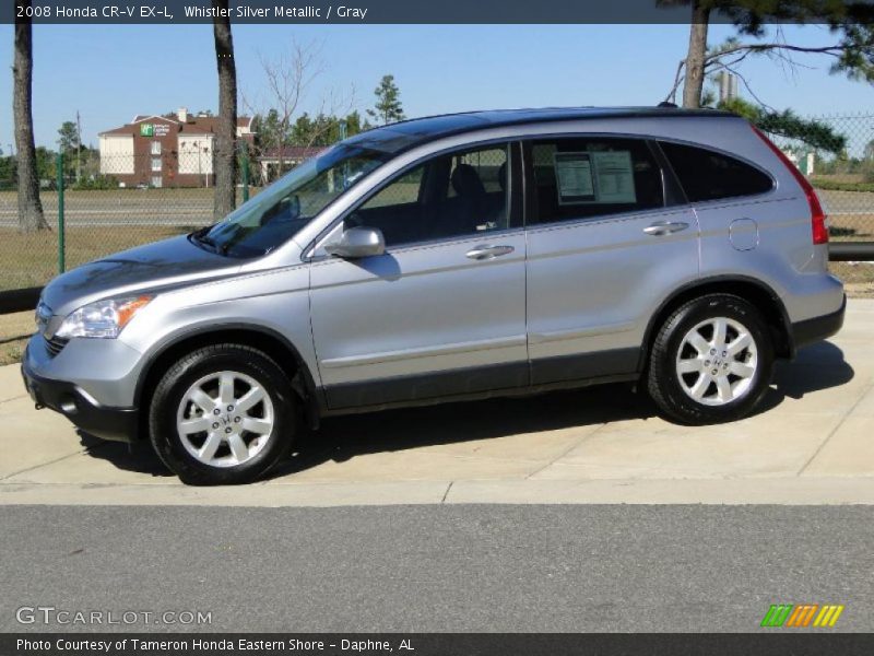 Whistler Silver Metallic / Gray 2008 Honda CR-V EX-L