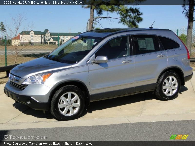 Whistler Silver Metallic / Gray 2008 Honda CR-V EX-L