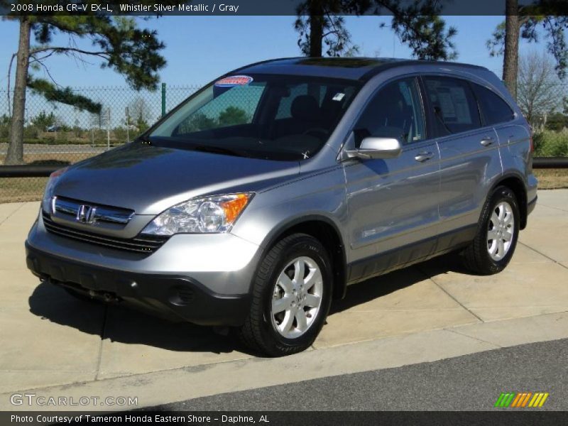 Whistler Silver Metallic / Gray 2008 Honda CR-V EX-L