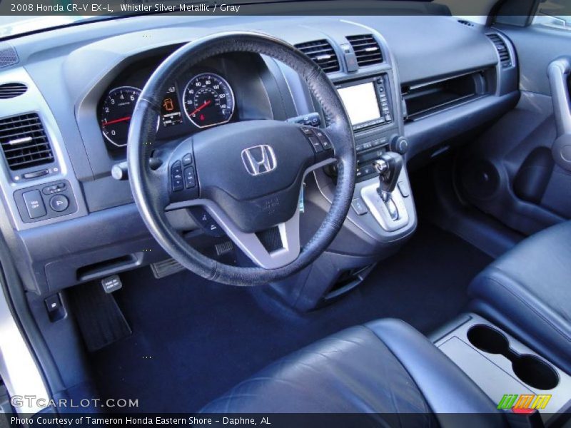 Whistler Silver Metallic / Gray 2008 Honda CR-V EX-L