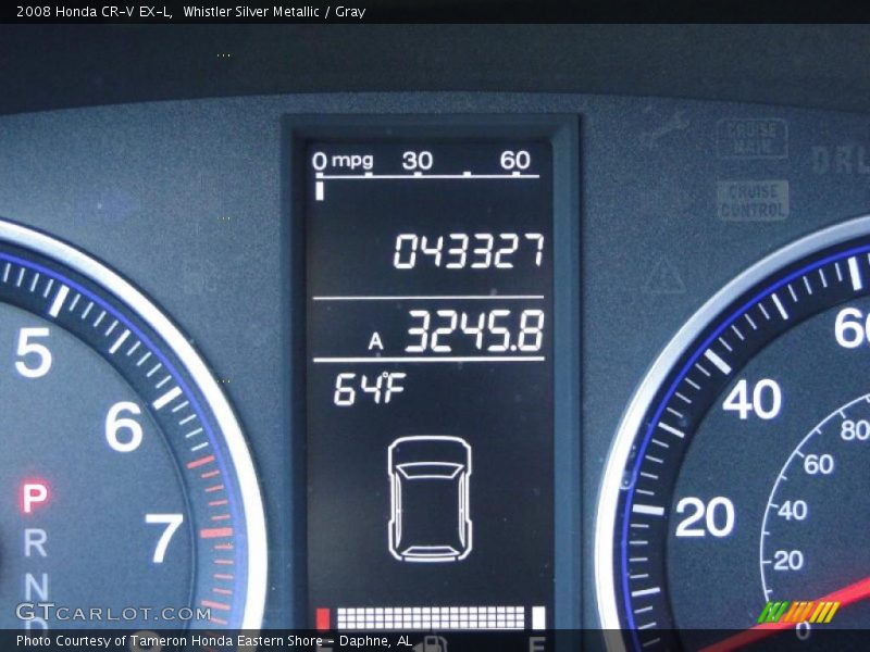 Whistler Silver Metallic / Gray 2008 Honda CR-V EX-L