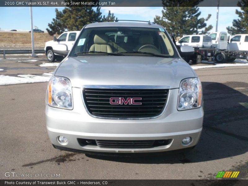 Pure Silver Metallic / Light Tan 2010 GMC Yukon XL SLT 4x4