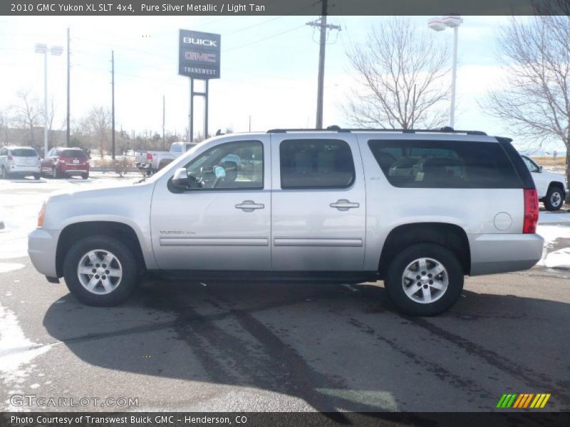 Pure Silver Metallic / Light Tan 2010 GMC Yukon XL SLT 4x4